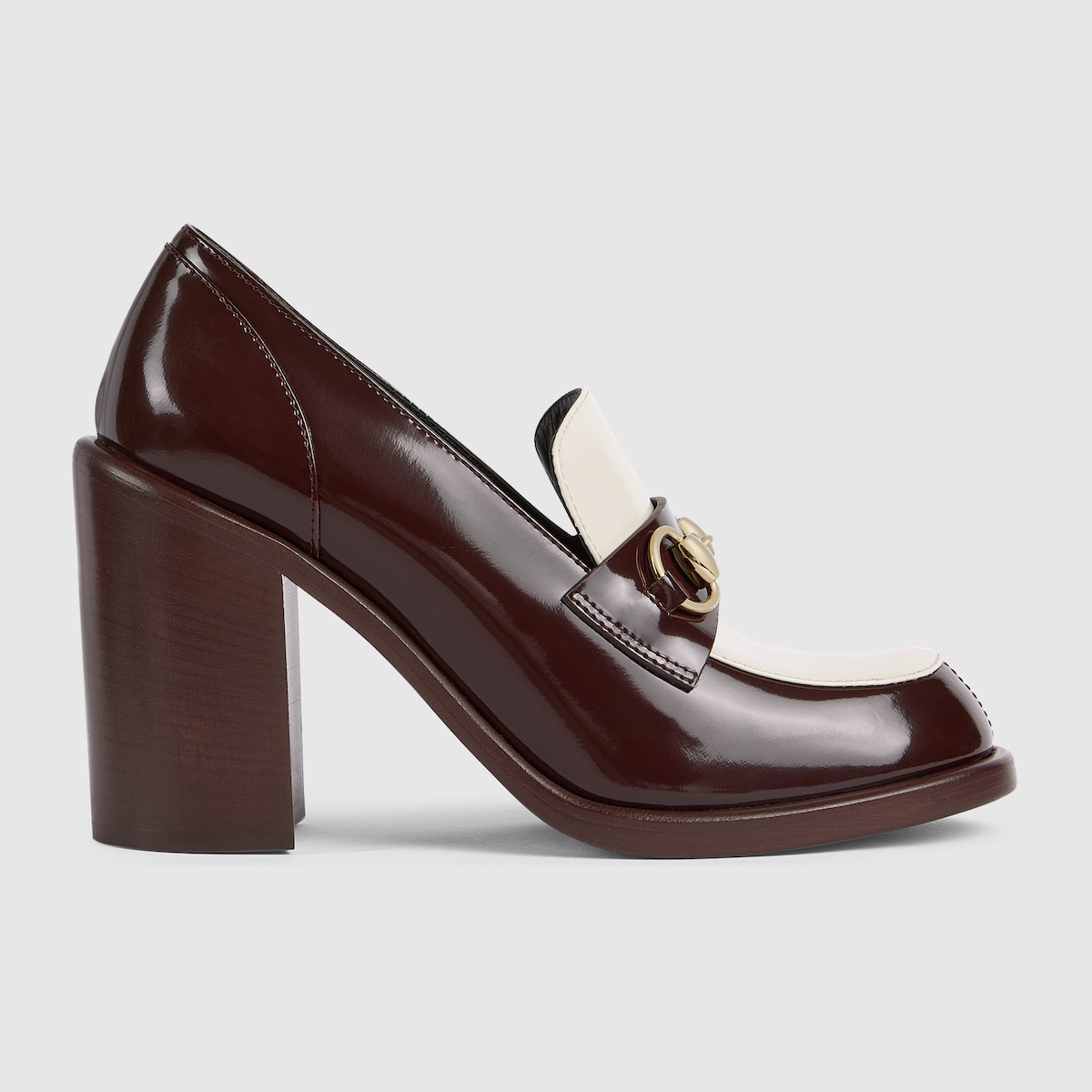 Gucci Women’s heeled loafer with Horsebit - Image 1
